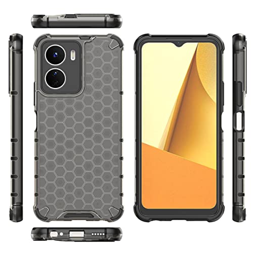Image of Glasgow | for [ Vivo Y16 ] Stylish Look Pattern Back Case Cover for [ Vivo Y16 ] - Black