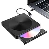 [Superschnelle Übertragungsgeschwindigkeit]: Der USB 3.0-Anschluss bietet eine hohe Datenübertragungsgeschwindigkeit von bis zu 5 Gbit / s und ermöglicht die schnelle Synchronisierung und gemeinsame Nutzung von Dateien von CD / DVD und Ihrem Computer. Der superschnelle USB-Anschluss ist 10-mal schneller als USB 2.0, wodurch Sie produktiv arbeiten können. Außerdem ist er abwärtskompatibel mit USB 2.0 / 1.1.
