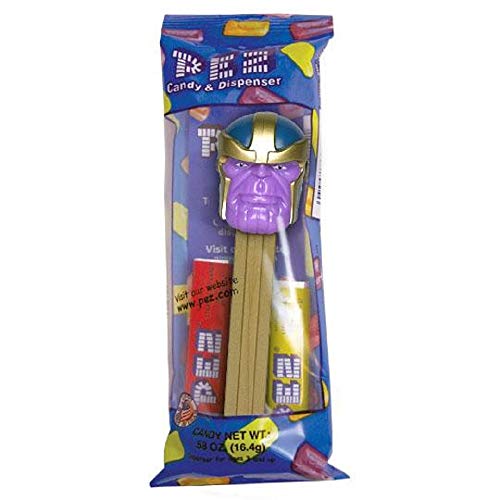 PEZ Candy Dispenser, Marvel Superheroes (1 Random Dispenser, Not All Styles Shown)