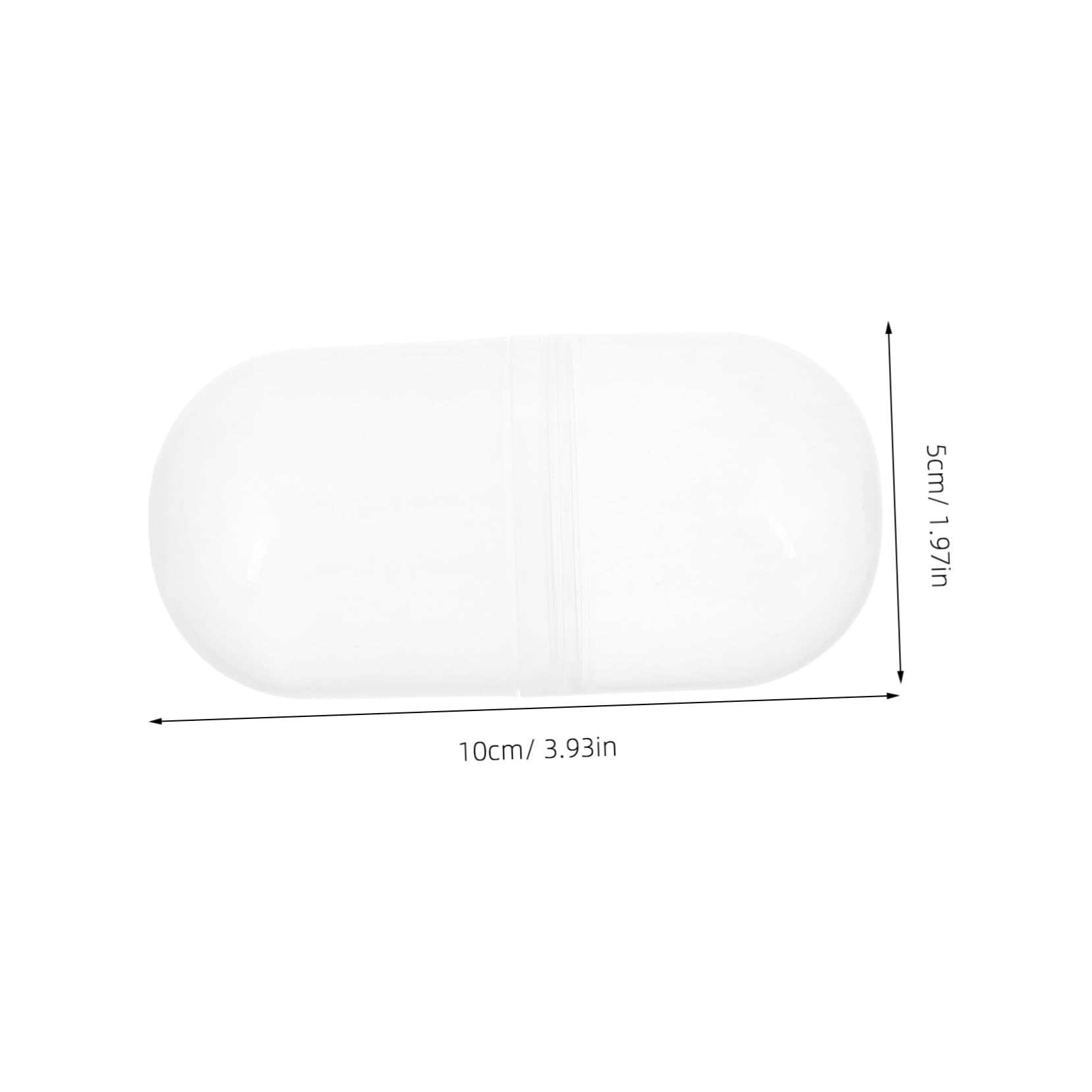 BCOATH Vending Machine Gumball Capsules Plastic Balls Refills Fillable Prize Balls for Gumball Machine Bulk Toy Candy