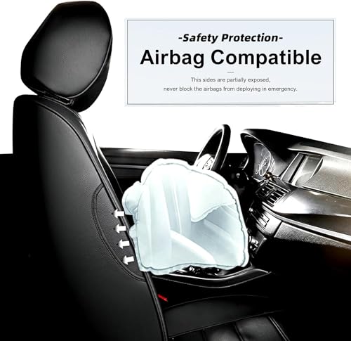 Image of AOMSAZTO Custom Fit Seat Covers for Honda HRV: Sport /EX /EXL /Touring (Not for LX) 2019 2020 2021 2022 Waterproof Anti-Slip Automotive Interior Accessories -Full Set Faux Leather Black