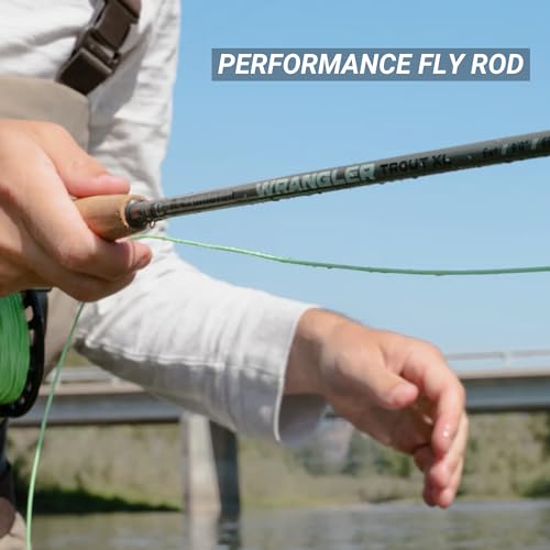 Image of Redington Wrangler Fly Fishing Kit, Medium Fast Action Rod, Crosswater Reel, Fly Line, Leader, & Carrying Case
