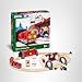 BRIO Metro Railway Set - 20-Piece FSC-Certified Wood Set & Accessories - Train Engine with Light & Sound, Kiosk, Wooden Tracks & More - Works with All BRIO Train Sets - Kids Ages 3 & Up