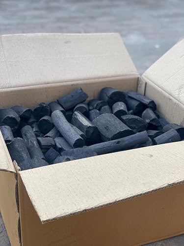 Image of Manshahia Wood Charcoal Pure Hardwood Coal for Barbecue, tandoor, Angeethi (5KG)