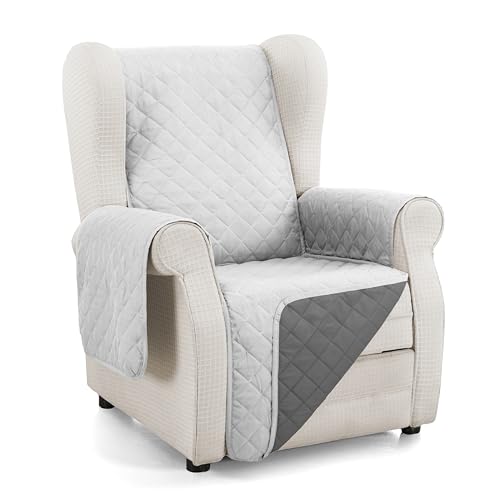 Martina Home Cubre Sofá Ámbar 1 Plaza/Relax Gris/Antracita