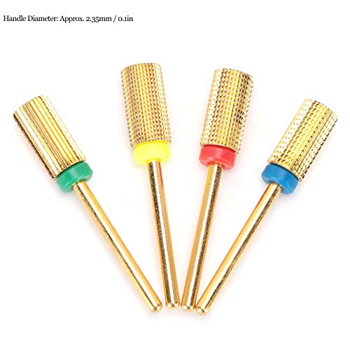 Set de 4 Puntas de Taladro para Uñas de Aleación de Tungsteno miniatura 6