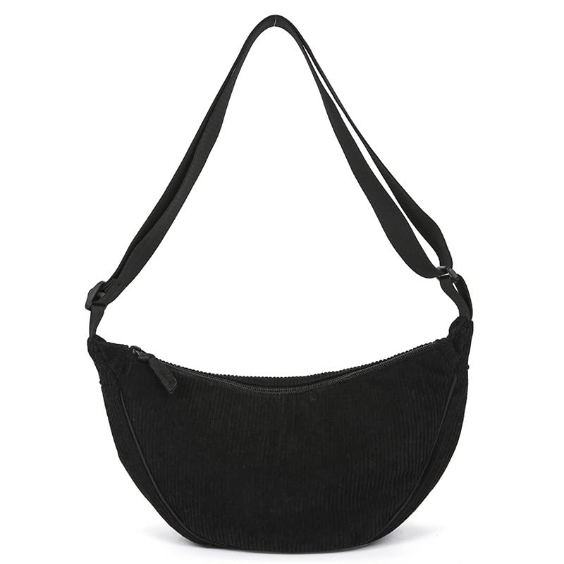 Bolso tote de ante con corduroy para hombro - Ligero, suave y perfecto para viajes y uso diario miniatura 1