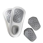 WalkFit Platinum Foot Orthotics Plantar Fasciitis Arch Support Insoles Relieve Foot Back Hip Leg and Knee Pain Improve Balance Alignment (Men 12-12.5)