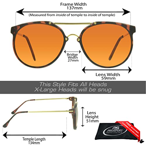 Image of proSPORT Blue Light Blocker Glasses Sleep Better Computer Screen Orange Amber