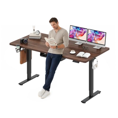 Image of SANODESK 71''x32'' Large Electric Computer Height Adjustable Standing Desk