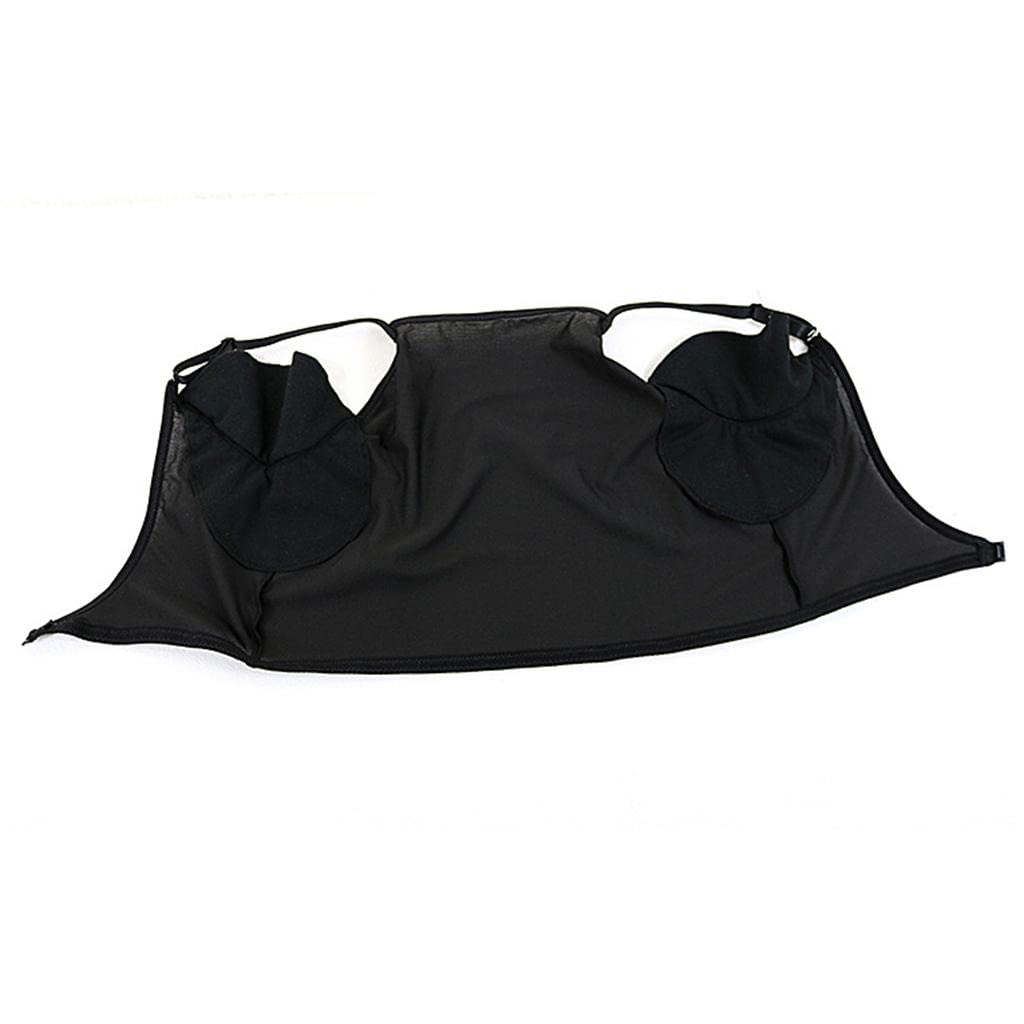 ELBME Underarm Sweat Shield Vest Washable Armpit Sweat Absorbing Guard Protector L | 1-image-1