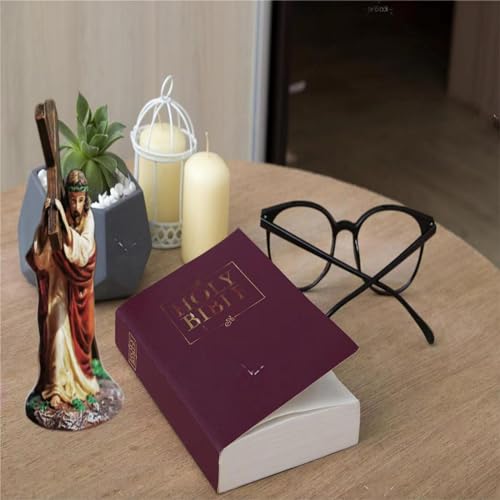 Miniatura 7 de Floatdream 1 Pc Decoración De Crucifixión Religiosa, Jesús Llevando Cruz, Figura De Resina De Jesús, Estatuas De Jesús Pintadas Figuras Adornos De Mesa