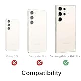 Lunivop for Samsung Galaxy s24 Ultra Case TPU Frame &Back PU Leather Cover Slim Silicone Funda para S 24 Ultra 6.8 '' 5G 2024 Shockproof Best S24Ultra Phone Cases Carbon Fiber - Image 3