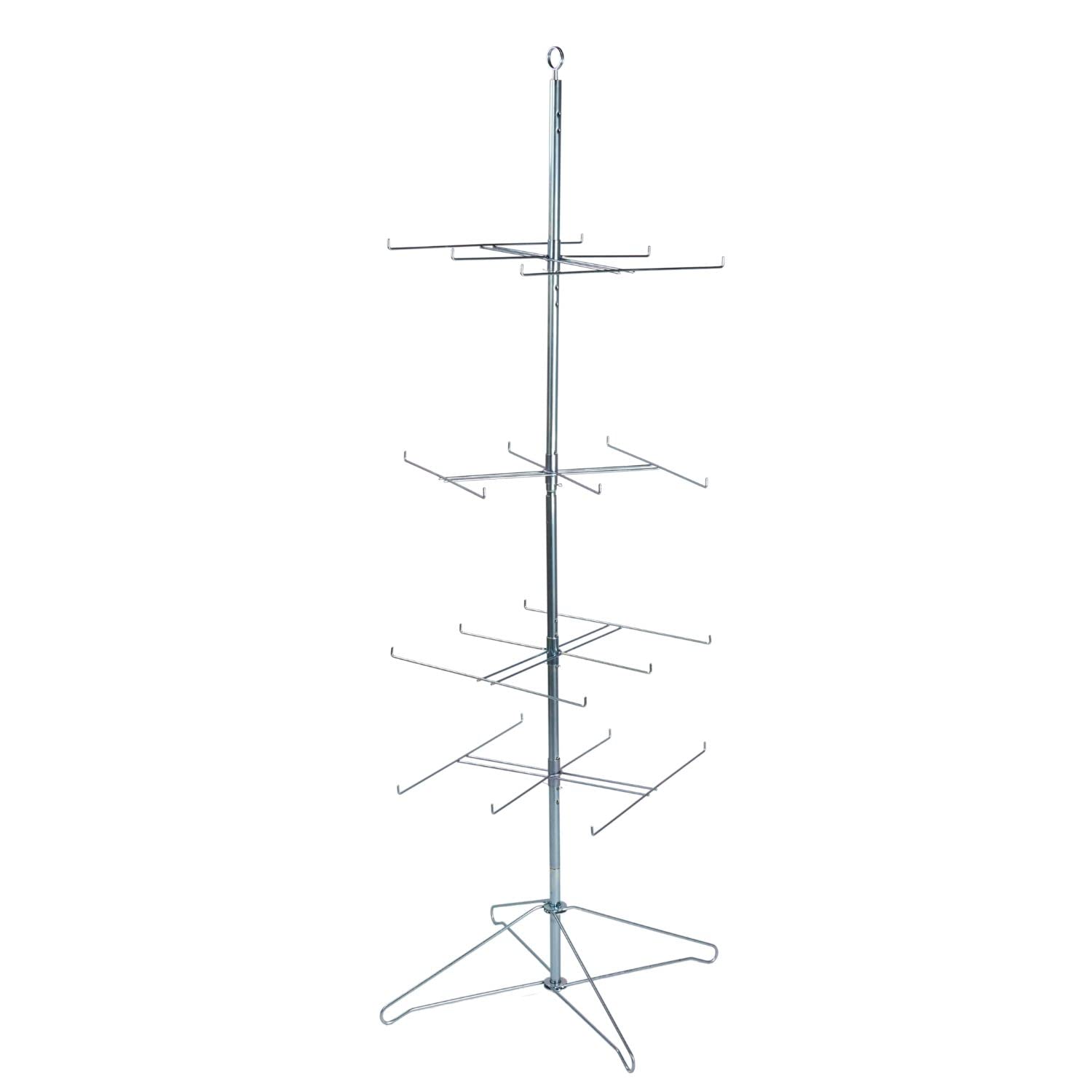 Amazon.com: 4-Tier Chrome Wire Spinner Rack (4 tiers - space 12” apart ...