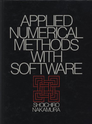 Applied Numerical Methods With Software 0130410470 Book Cover
