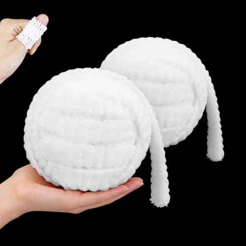 Image of 2 Rolls 11 Yard Tubular Bandage, 0.6 Inch Elastic Net Bandages, Wound Dressing Elastic Mesh Net, Tubular Gauze for Arm Wounds Without The Use of Adhesive Tape (5 M)