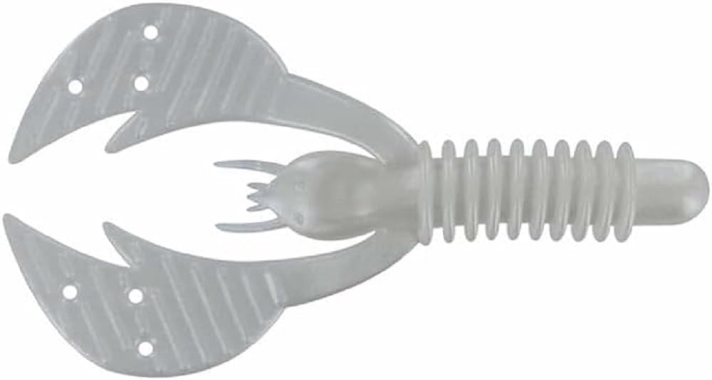 Big Bite Baits 3" Kamikaze Craw/Pearl (8 Pack)