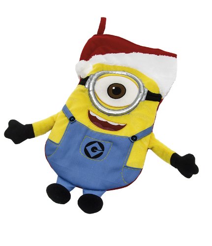 Santa Hat Plush Christmas Stocking 