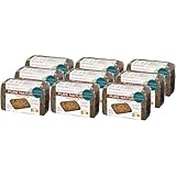 【ケース販売】Mestemacher(メステマッハー) ピュアナチュラル(オーツ&シードブレッド) 300g(5スライス)x 9個セット オーツ麦とシードがギュッと詰まった、小麦、酵母不使用のブレッド。貴重なオメガ3脂肪酸を含む亜麻仁、ひまわりの種、かぼちゃの種が28%含有