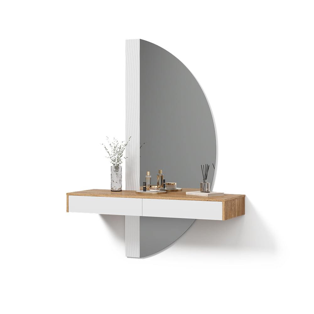 Livinity Tocador Ascona, Blanco, 120 cm con iluminación LED