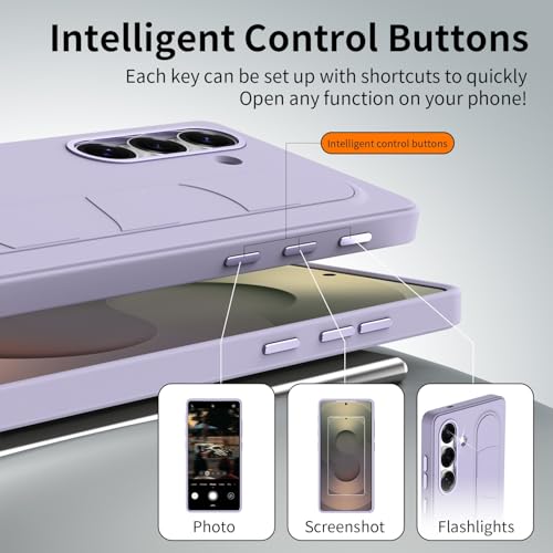 Coque rigide Samsung S26 antichoc violette étui de protection ajusté Mor - 4