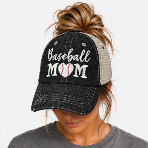 Gorra Baseball Mom Gris Oscuro para Mujer miniatura 2