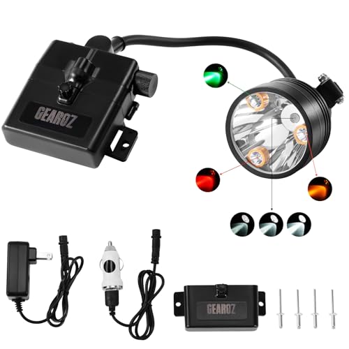 GearOZ 10W Coon Hunting Lights 45000 Lux Rechargeable Hunter Headlamp