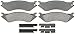 ACDelco Gold 17D758MH Semi-Metallic Front Disc Brake Pad Set