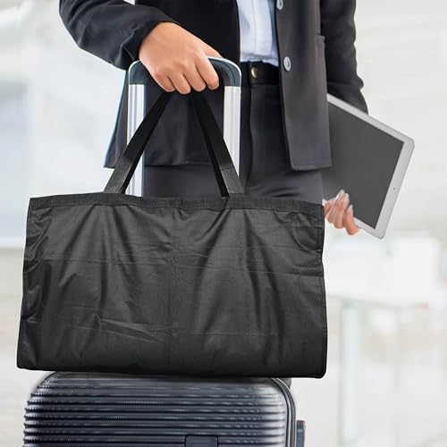 Image of Lazebox 54 inch Travel Garment Bag with Accessories Zipper Pocket, Heavy Duty Suit Bag for Suits, Tuxedos, Dresses, Coats, Black, 1 pack