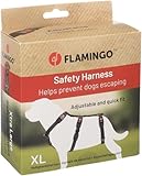 Hund Sicherheitsgeschirr Zera Schwarz XL 70-110cm 85-120cm 65-114cm 25mm