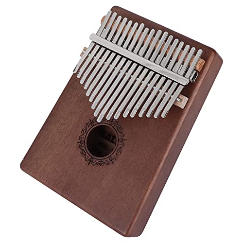 Kalimba à 17 touches, instrument à doigt portable, opération facile, bonne ténacité, prise en main confortable, piano à pouce pour les performances de loisirs Cover