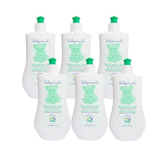Babycoccole KIT 6 DETERGENTE BIBERON, CIUCCI, TETTARELLE, Accessori per la pappa e giochi. Detersivo con enzimi e attivi naturali, rimuove residui di latte, cibo e sanitizza. 6X400ml