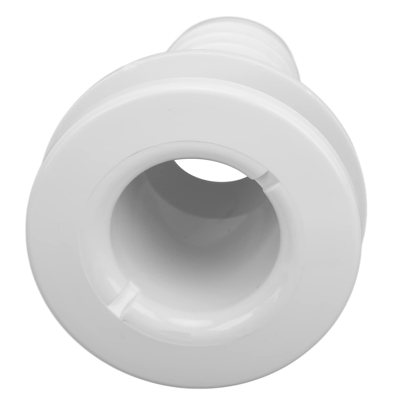 Raccordo Passascafo Per Imbarcazioni 1-1/4 Pollici, Connettore Per Tubo Flessibile In Plastica Bianca, Accessorio Nautico