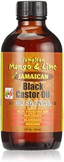 Jamaican Mango & Lime Black Castor Oil Original 118ml - Promotes hair growth. NATURAL OILS. Perfect for hair and skin. Fast-absorbing oil.