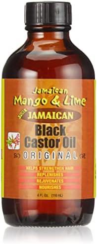 Jamaican Mango & Lime Black Castor Oil 4 oz