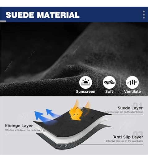 Alfombrilla salpicadero Toyota Corolla E210 2019-2024 protector anti-UV coche 3