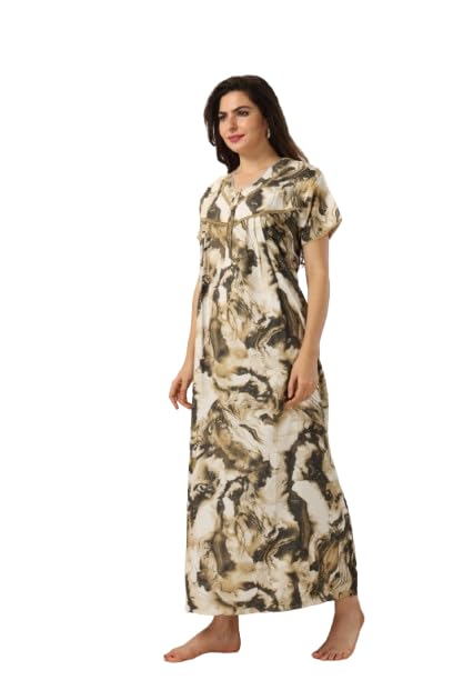 easy mom Round Neck Feeding Nighty-picture-13