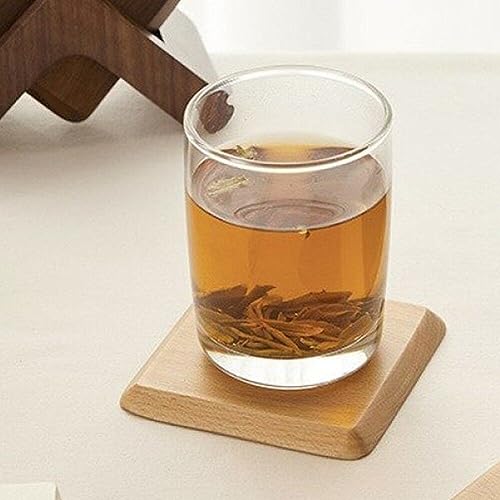 Dessous de verre en bois avec support isolant pour café - 6