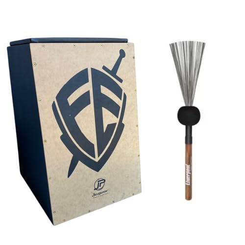 Cajon Eletrico Jaguar CJ1000 K2 PB 018 EQ Fé Xlr e baqueta vassourinha Kit