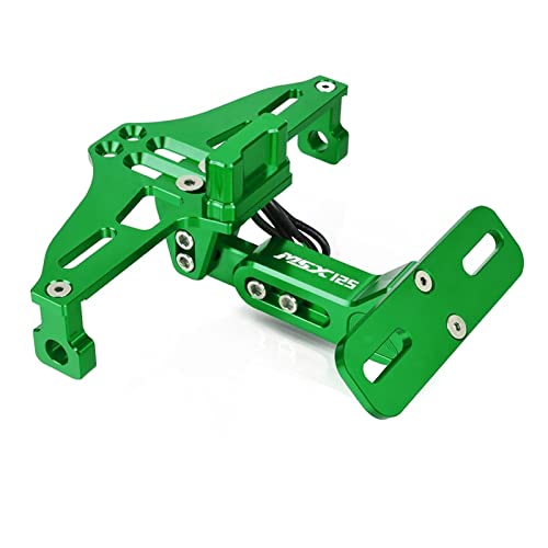 �o�C�N���i �ɓK������z���_ MSX125 �O���� MSX 125 2014 2015 2016 2017 2018 2019 CNC���[�^�[�T�C�N�����C�Z���X�i���o�[�v���[�g�t���[���z���_�[�u���P�b�g�t��(Green)