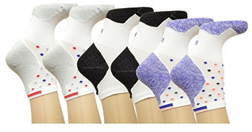 Hue Air Sleek Back Liner w/Cushion 3Pack Socks (Multi Plus Coin)