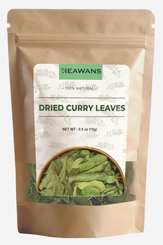 Heawans Organic premium grade air dried curry leaves ( not broken or crushed )