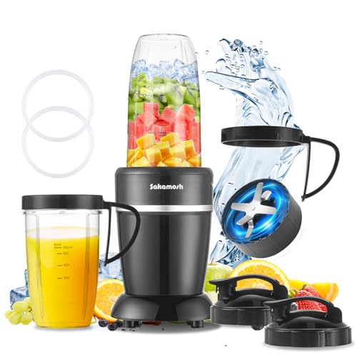 SAKAMOSH 1200W Personal Blender Combo