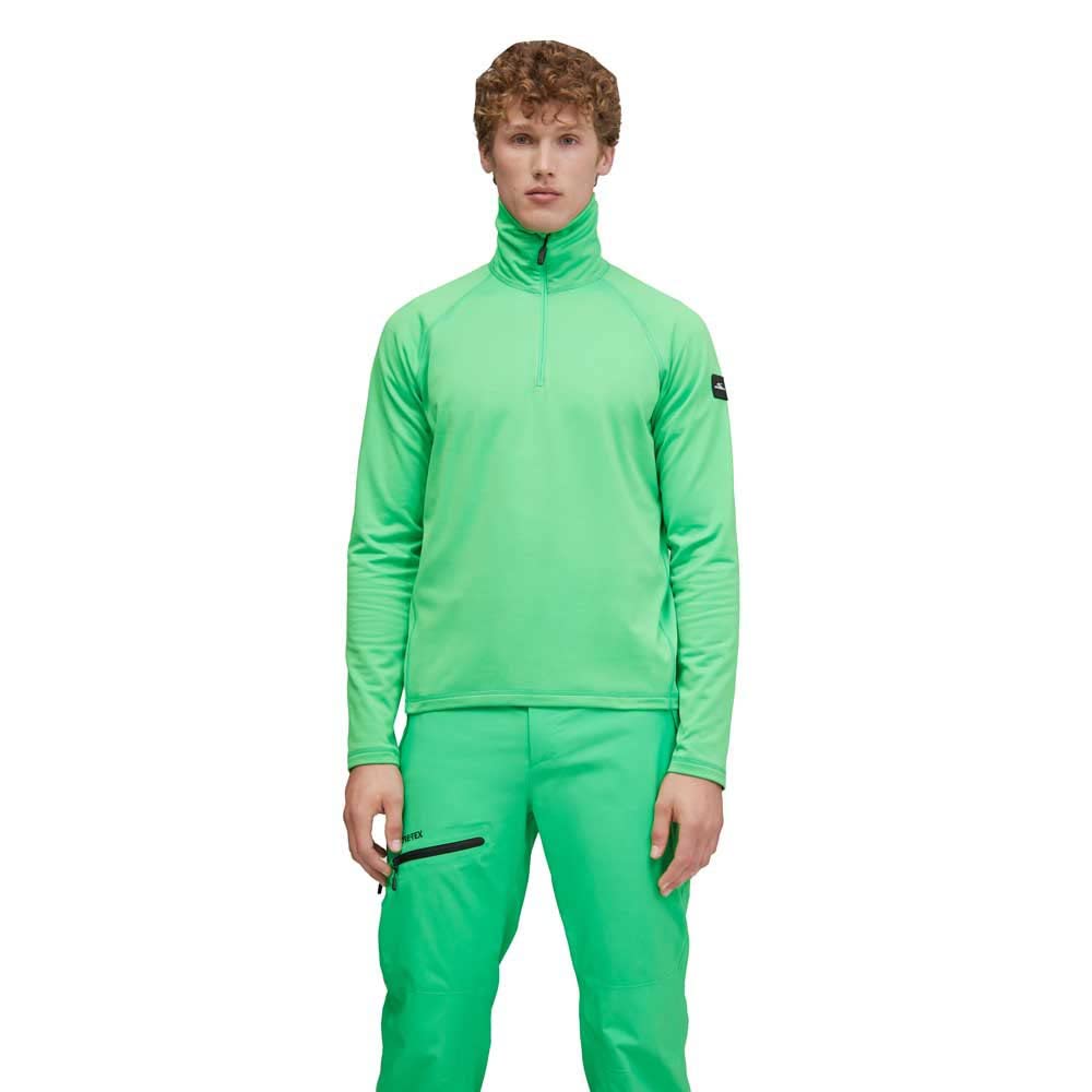 O'Neill Men's Clime Fleece Skifleece Langarmshirt Ski Funktionsshirt T-Shirt, Poison Green, XL