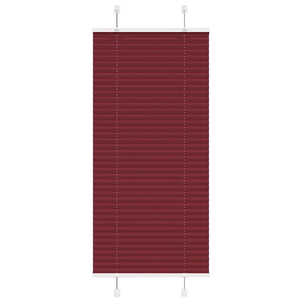Store plissé de fenêtre bordeaux 60x100 store accordéon véranda