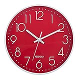 reloj pared rojo diseño - No dude en ponerse en contacto con nosotros si tiene problemas menores.