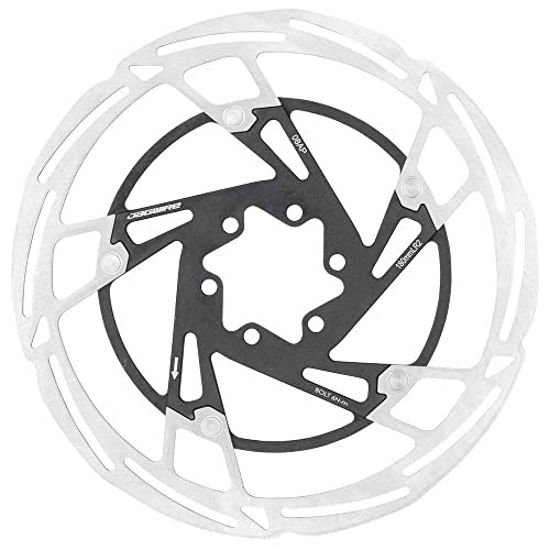 Jagwire Pro LR2 Disc Brake Rotor - 203mm 6-Bolt Silver/Black