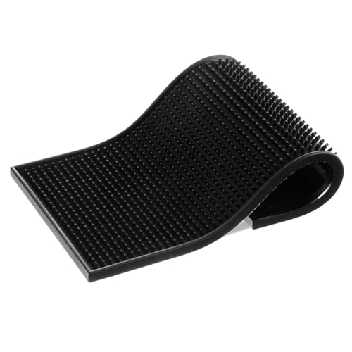 8 Pack 12" x 6" Black Bar Mat, Non-Slip Glass Drying Mat for Restaurants, Coffee, Bars by Limbeuuu - Used condition - Image 4