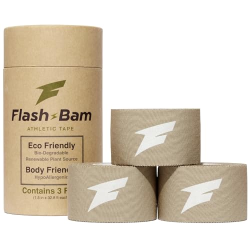 Athletic Tape - Biodegradable Eco-Friendly Sports Tape - Strong Adhesive