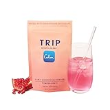 TRIP Magnesium Glycinate Powder - 7,500MG Magnesium per Pack with L-Theanine & Lion’s Mane, Delicious Pomegranate Orange Blossom Flavour, Sugar Free, 1 Pack - 30 Drink Mix Servings